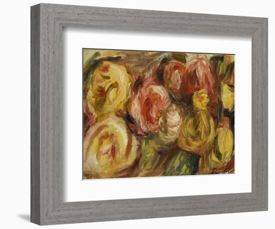 Roses, 1919-Pierre-Auguste Renoir-Framed Giclee Print