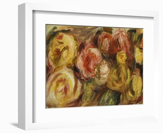 Roses, 1919-Pierre-Auguste Renoir-Framed Giclee Print