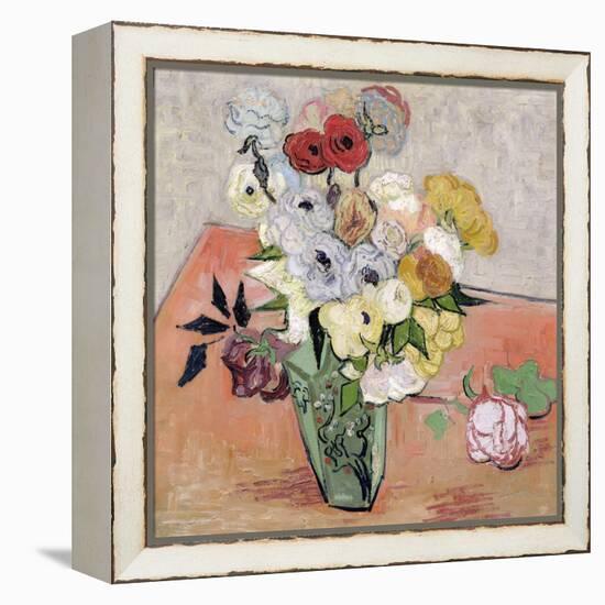 Roses and Anemones, c.1890-Vincent van Gogh-Framed Premier Image Canvas