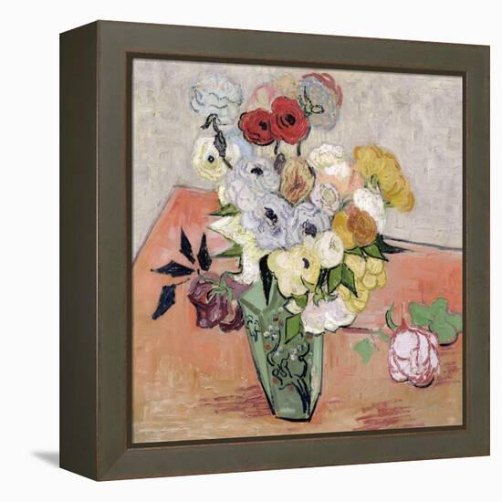 Roses and Anemones, c.1890-Vincent van Gogh-Framed Premier Image Canvas