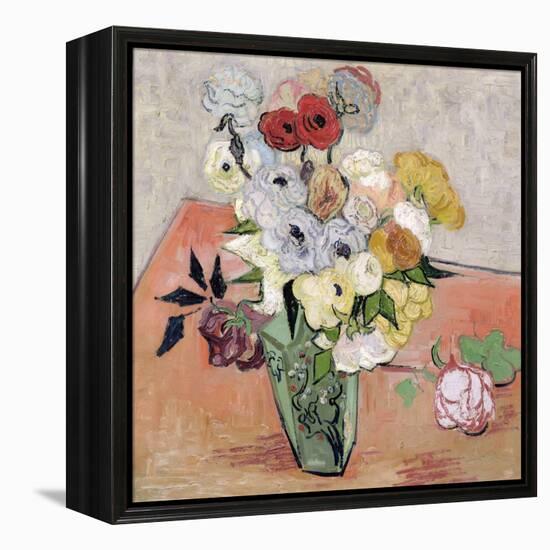 Roses and Anemones, c.1890-Vincent van Gogh-Framed Premier Image Canvas