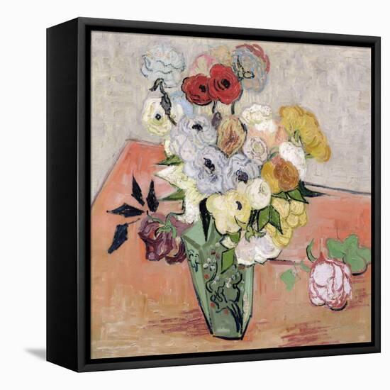 Roses and Anemones, c.1890-Vincent van Gogh-Framed Premier Image Canvas