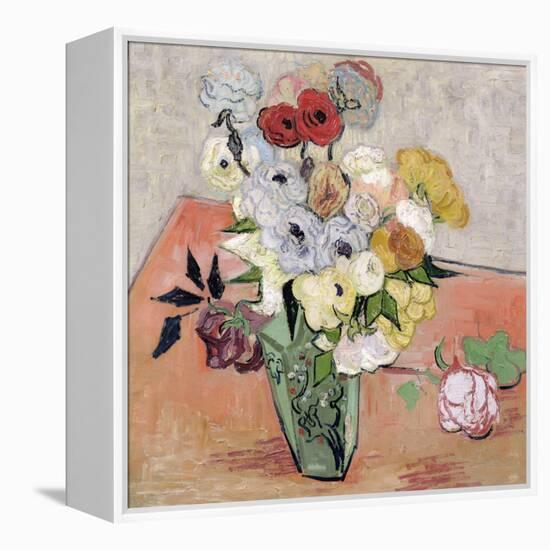 Roses and Anemones, c.1890-Vincent van Gogh-Framed Premier Image Canvas