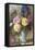 Roses and Delphinium in a Vase-Charles Slater-Framed Premier Image Canvas