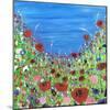 Roses and Poppies-Caroline Duncan-Mounted Giclee Print