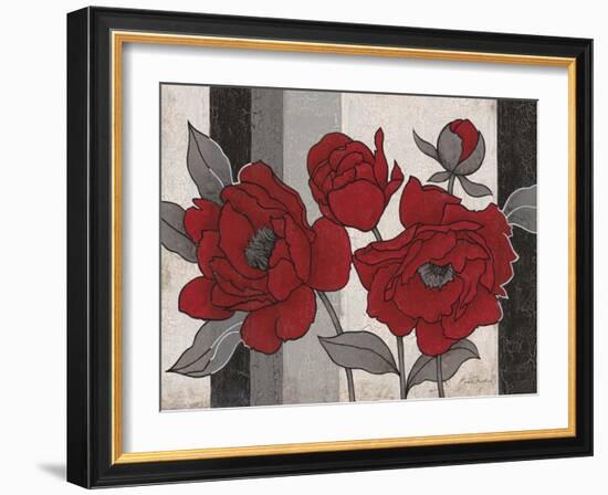 Roses and Stripes 2-Ariane Martine-Framed Art Print