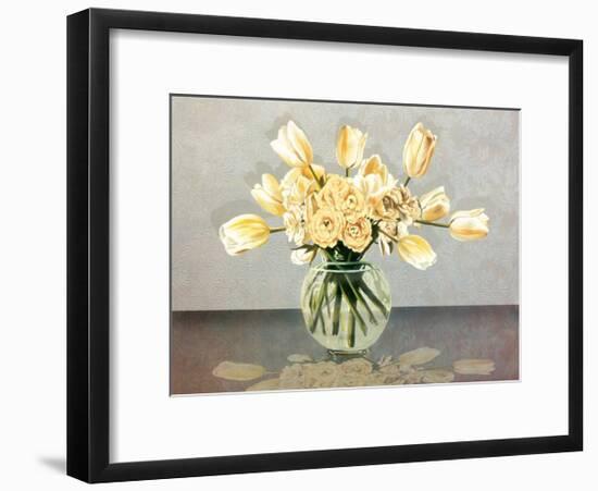 Roses and Tulips-Christian Maugeri-Framed Art Print