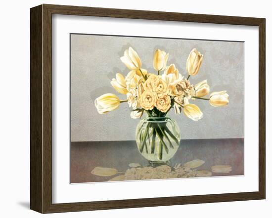 Roses and Tulips-Christian Maugeri-Framed Art Print