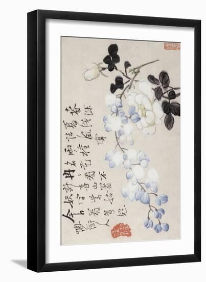 Roses and Wisteria-Li Shan-Framed Giclee Print