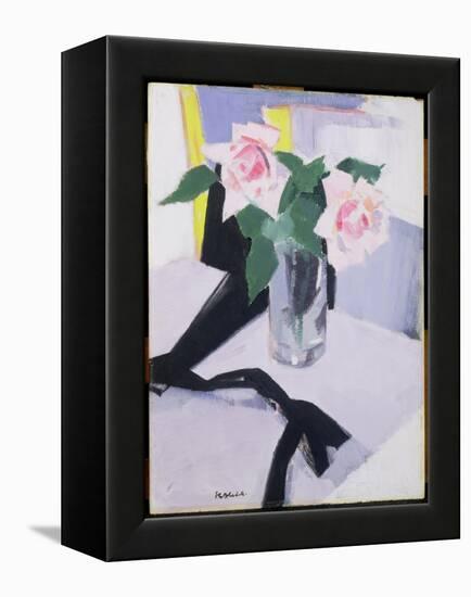 Roses at Cassis, 1921-Francis Campbell Boileau Cadell-Framed Premier Image Canvas