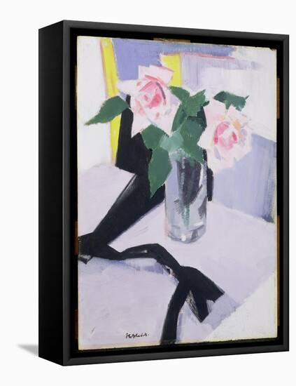 Roses at Cassis, 1921-Francis Campbell Boileau Cadell-Framed Premier Image Canvas