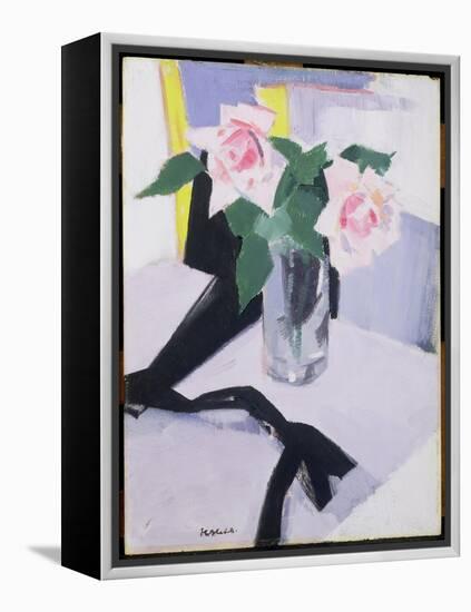 Roses at Cassis, 1921-Francis Campbell Boileau Cadell-Framed Premier Image Canvas