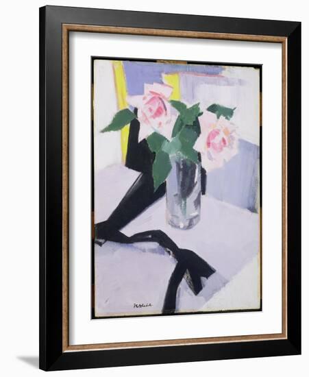 Roses at Cassis, 1921-Francis Campbell Boileau Cadell-Framed Giclee Print