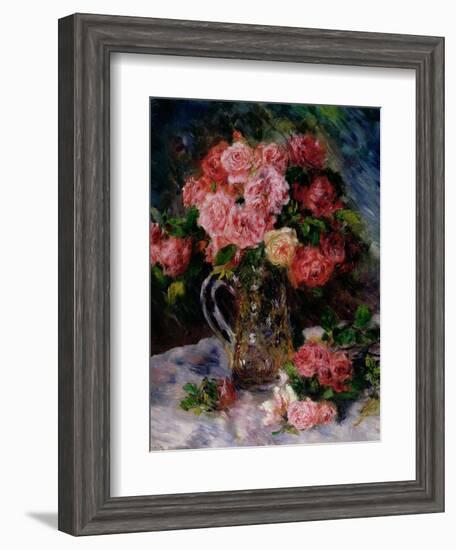 Roses, C.1879-Pierre-Auguste Renoir-Framed Giclee Print