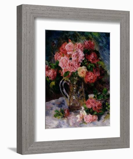 Roses, C.1879-Pierre-Auguste Renoir-Framed Giclee Print