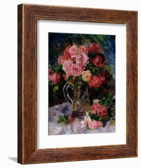 Roses, C.1879-Pierre-Auguste Renoir-Framed Giclee Print