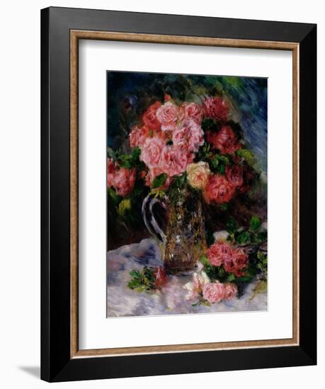 Roses, C.1879-Pierre-Auguste Renoir-Framed Giclee Print