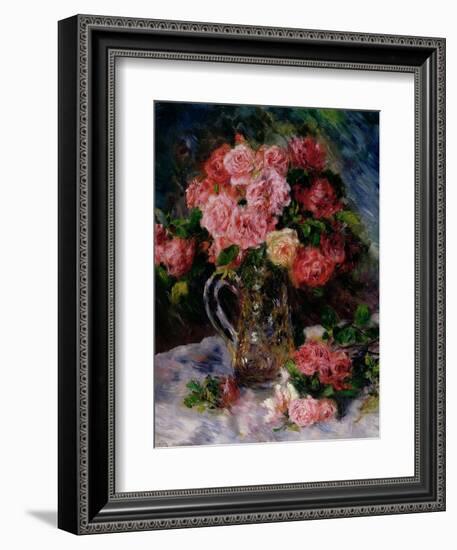 Roses, C.1879-Pierre-Auguste Renoir-Framed Giclee Print