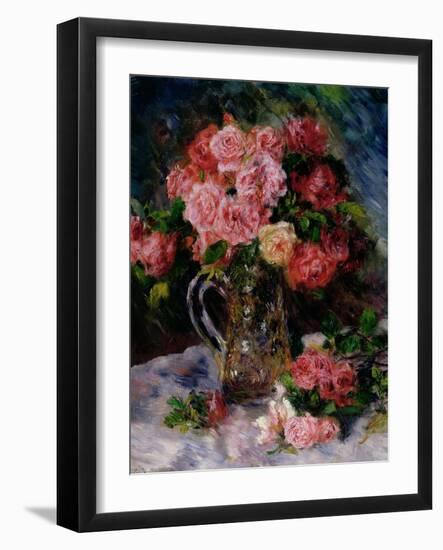 Roses, C.1879-Pierre-Auguste Renoir-Framed Giclee Print