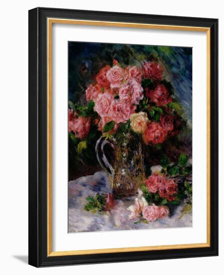 Roses, C.1879-Pierre-Auguste Renoir-Framed Giclee Print