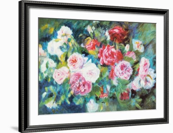 Roses, c.1885-Pierre-Auguste Renoir-Framed Art Print