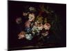 Roses, Carnations, Hyacinths and Flowers-Jean-Baptiste Monnoyer-Mounted Giclee Print