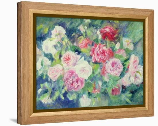 Roses, circa 1885-Pierre-Auguste Renoir-Framed Premier Image Canvas