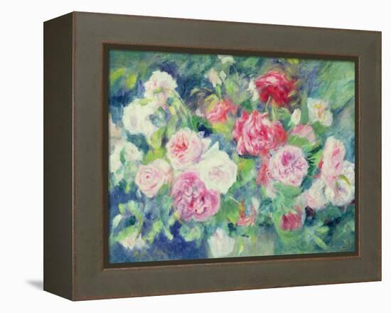 Roses, circa 1885-Pierre-Auguste Renoir-Framed Premier Image Canvas