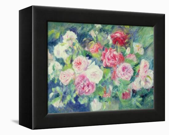 Roses, circa 1885-Pierre-Auguste Renoir-Framed Premier Image Canvas