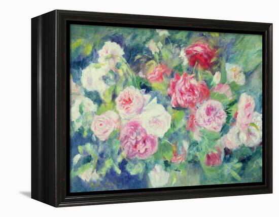 Roses, circa 1885-Pierre-Auguste Renoir-Framed Premier Image Canvas