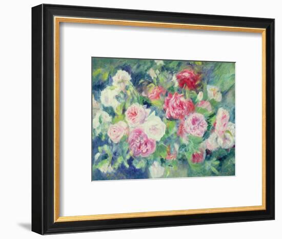 Roses, circa 1885-Pierre-Auguste Renoir-Framed Premium Giclee Print