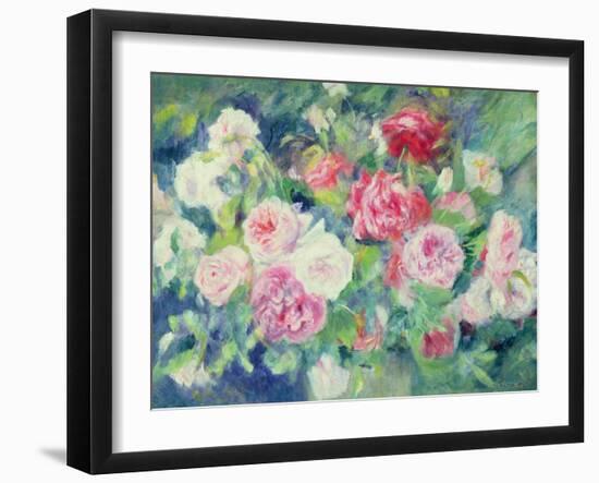 Roses, circa 1885-Pierre-Auguste Renoir-Framed Giclee Print