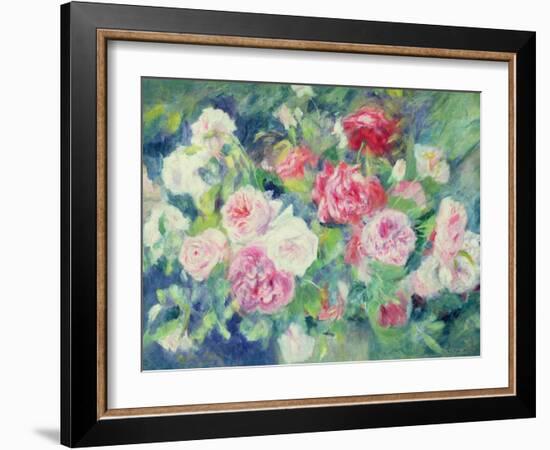 Roses, circa 1885-Pierre-Auguste Renoir-Framed Giclee Print