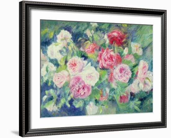 Roses, circa 1885-Pierre-Auguste Renoir-Framed Giclee Print