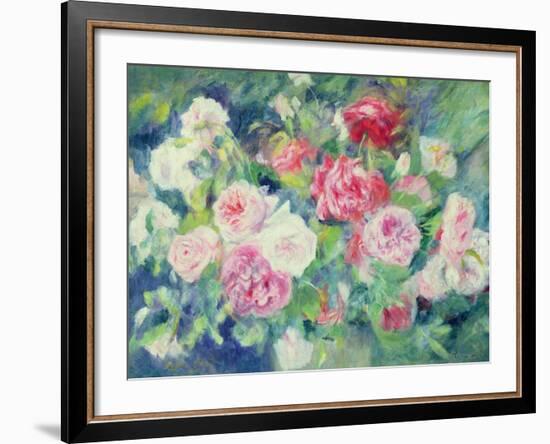 Roses, circa 1885-Pierre-Auguste Renoir-Framed Giclee Print