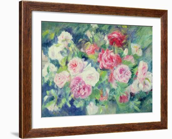 Roses, circa 1885-Pierre-Auguste Renoir-Framed Giclee Print