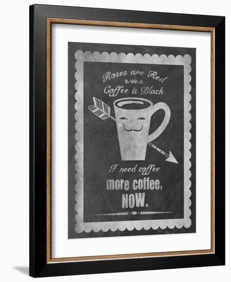 Roses Coffee-Erin Clark-Framed Giclee Print