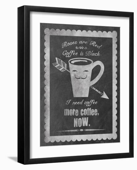 Roses Coffee-Erin Clark-Framed Giclee Print