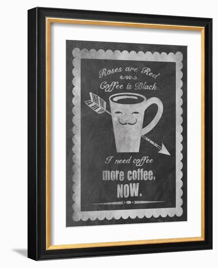 Roses Coffee-Erin Clark-Framed Giclee Print