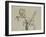 Roses dans un vase vert-Paul Cézanne-Framed Giclee Print