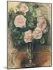 Roses dans un verre-Pierre-Auguste Renoir-Mounted Giclee Print
