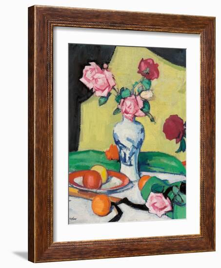 Roses, Early 1920S-Samuel John Peploe-Framed Premium Giclee Print