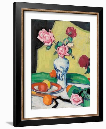 Roses, Early 1920S-Samuel John Peploe-Framed Giclee Print