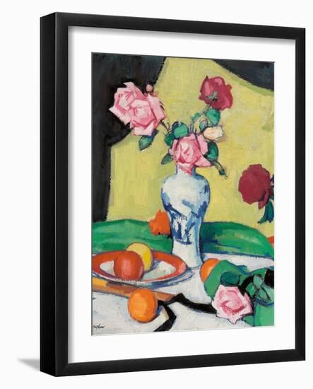 Roses, Early 1920S-Samuel John Peploe-Framed Giclee Print