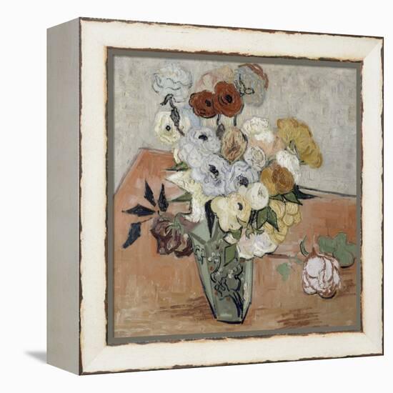 Roses et anémones-Vincent van Gogh-Framed Premier Image Canvas