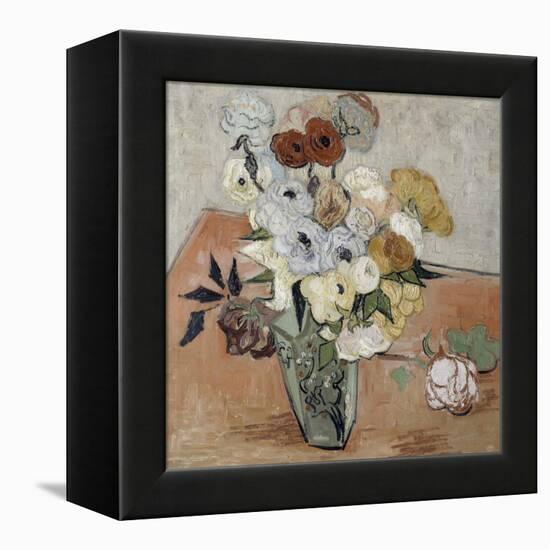 Roses et anémones-Vincent van Gogh-Framed Premier Image Canvas