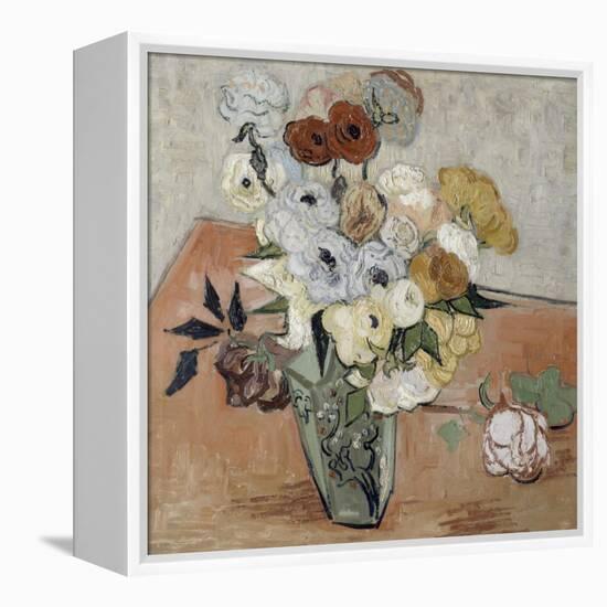 Roses et anémones-Vincent van Gogh-Framed Premier Image Canvas