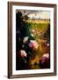 Roses Field-Vivienne Dupont-Framed Art Print