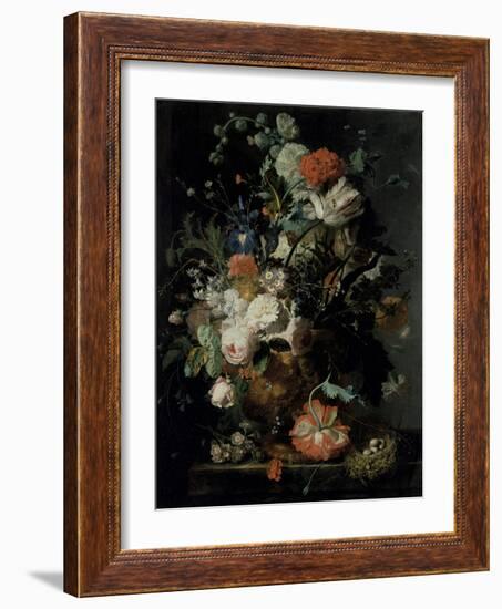 Roses, Flowers, Carnations-Jan van Huysum-Framed Giclee Print