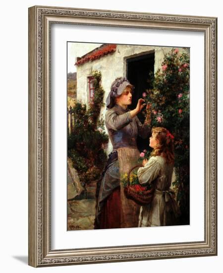 Roses for the Invalid, 1894-Ralph Hedley-Framed Giclee Print